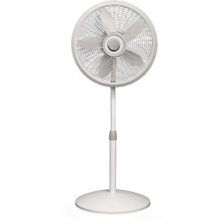 Lasko 18 inch White Pedestal Fan                            