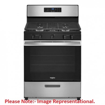 Whirlpool 30 inch 5-Burner Stainless Steel Gas Stove        