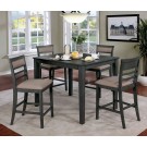 Fafnir 5-Pc Counter Height Gray Dining Set                  
