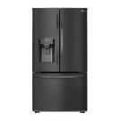 LG 28 cu ft Black French Door Refrigerator with Dispenser   