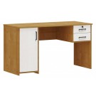 Argos 1-Door 2-Drawer Oak/White Desk                                              