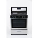 Whirlpool 30 inch 5-Burner Stainless Steel Gas Stove                              