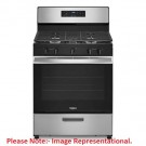 Whirlpool 30 inch 5-Burner Stainless Steel Gas Stove        